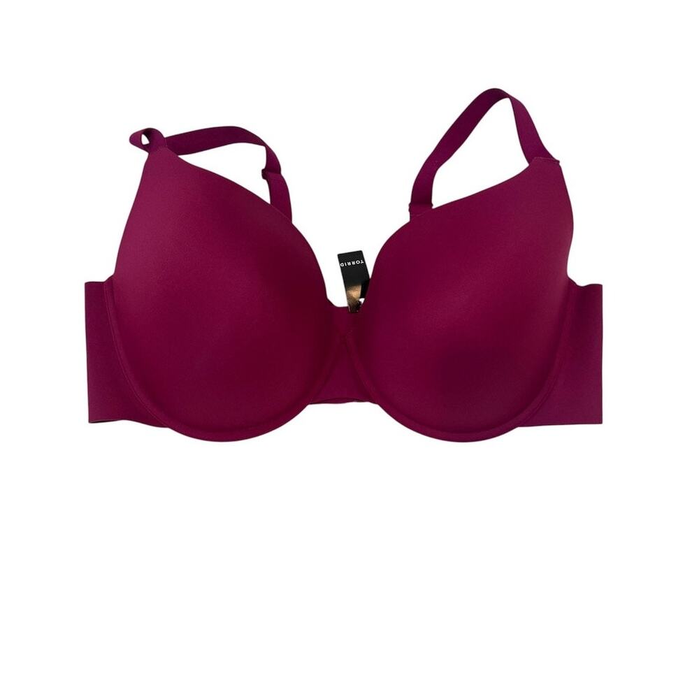 Torrid XO boost plunge push up 360 back smooth bra BC 3628